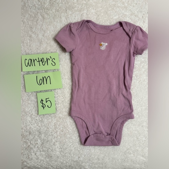 Carter's Other - NWOT Carter's Lavender Infant Bodysuit, 6 Months